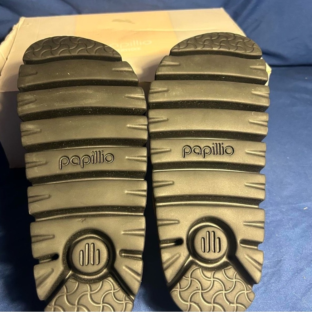 Papillio- BOSTON PAP CHUNKY, DARK TEA/BLACK, suede leather, 6 women - Picture 4 of 6